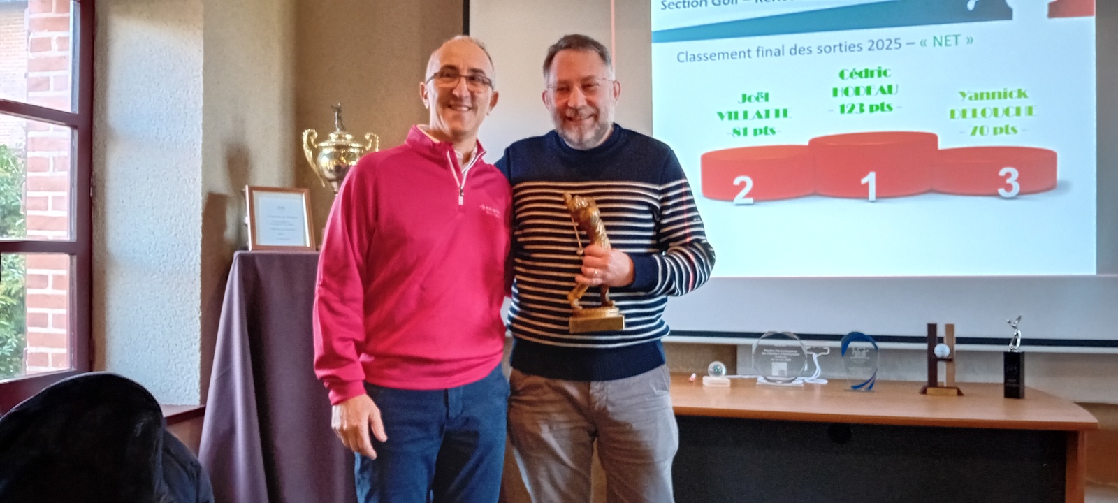Remise des trophées De l'année 2025 AG du 07Fevrier 2026